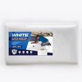White Crawl Space Vapor Barrier, 10 Mil Vapor Barrier, 10' x 10', White Thick Plastic Sheeting, Heavy Duty Polyethylene Film, White Plastic Drop Cloth Covering for Crawlspace, Basement