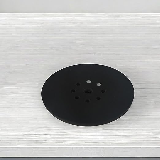 Drywall Sander Backing Pad 9 Inch Sanding Disc Support Plate with 8 Holes Hook&Loop Grinding Polishing Sanding Disc Foam Cushioned Base Mount for Dustless Sanding System Attachment(Hard Spong)