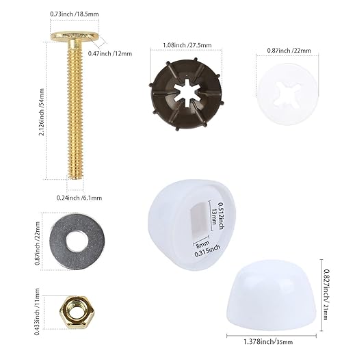 Toilet Flange with Wax Ring for Toilets Replacement Kit, Include Wax Ring Bolts PVC Flange Mounting Hardware for 3 inch or 4 inch Pipes, Fit Toilets Install or Leaking Repair