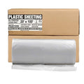 Aluf Plastics Plastic Sheeting - 20' x 100', 6 MIL Heavy Duty Gauge - Clear Vapor and Moisture Barrier Sheet Tarp/Drop Cloth for Greenhouses, Painting, Furniture Covers, Carpet Cover, Floor, Paint,