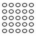 HARFINGTON 50pcs Nitrile Rubber O-Rings 11mm OD 7mm ID 2mm Width Metric Buna-N NBR Sealing Gasket Plumbing Sealing Repair O Rings for Car Auto Vehicle Repair Faucet Air Gas