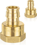 HeSun 30-Pack PEX-A FNPT Adapter Fitting, 1/2" NPT Female x 1/2" PEX-A Expansion Adapter, ASTM F1960