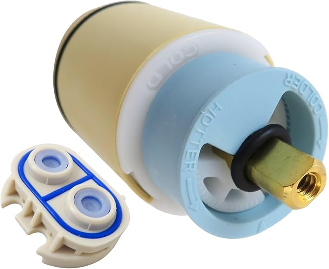 Pressure Balance Shower Cartridge Replacement 1-Pack Fit for Delta Foundation Series Replaces RP70538 Includes Check Valve for Single Handle Faucets