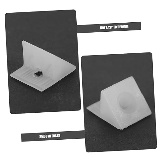 Angoily Drywall Repair Clips Plastic Conical Anchors Self-Tapping Screws for Brick Wall Easy Install Stucco Repair Small Clips