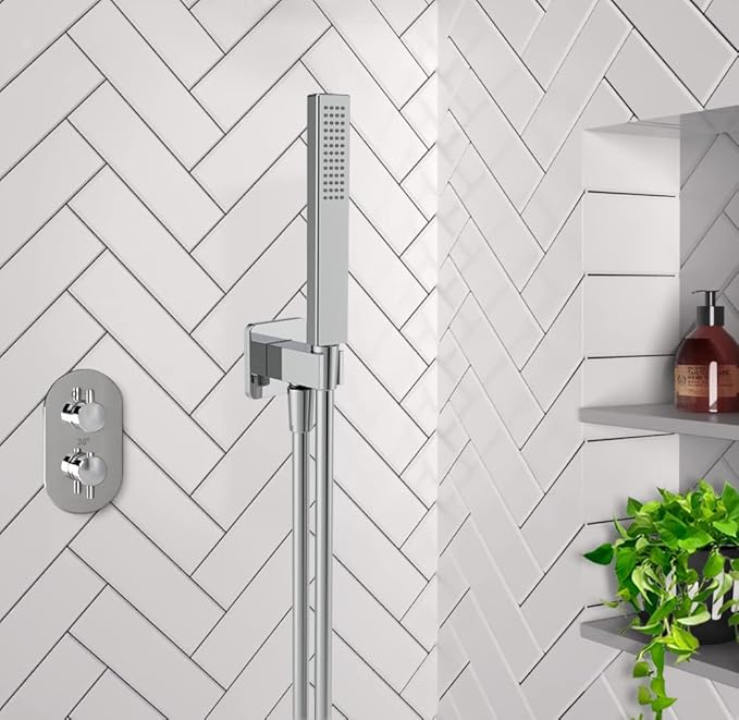 All Aquaiaw Water Supply Elbows are Without Nipples. Aquaiaw Wall Supply Elbow with Flange. Tapered 1/2 NPT Female Inlet, Brass Wall Union with Handshower Holder, Square, Polished Chrome, G1/2 Outlet