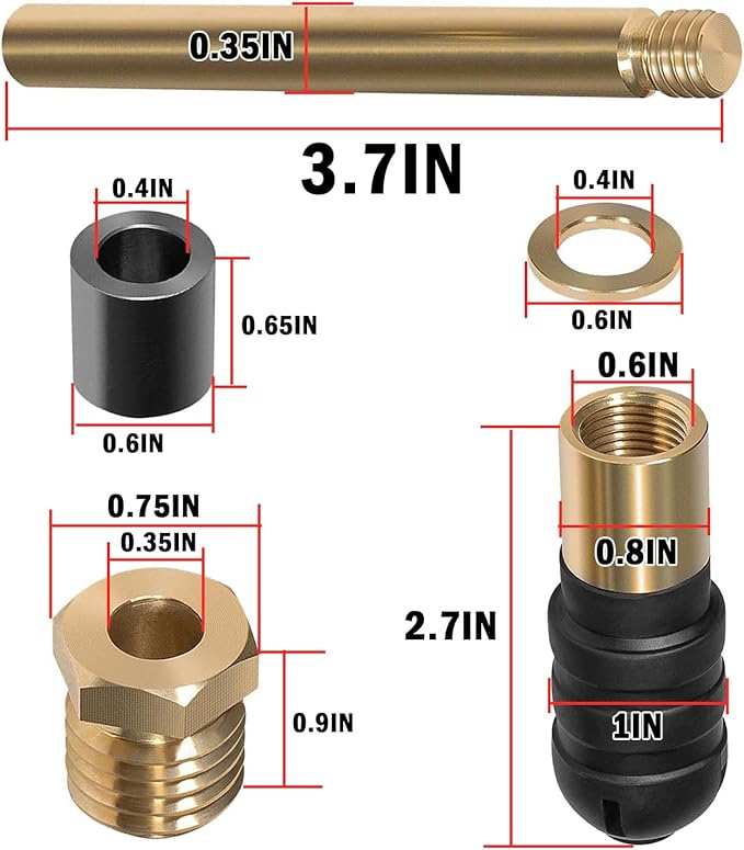 RK-Y34 Repair Kit Brass Hydrant Repair Tool for Woodford Model Iowa Y34 Yard Hydrant,for Models Y34LL-8/Y34-1/Y34-3/Y34-6-HN