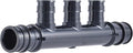 SharkBite 3 Port PEX Expansion Poly Tee, 3/4 Inch Open Trunk with 1/2 Inch Outlet, Multi Line Water Manifold Plumbing Fittings for PEX-A Tubing, UAMPT3OZ