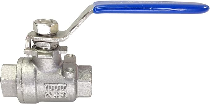3/8" Female Ball Valve NPT Thread 316 Stainless Steel Full Port Ball Valve WOG1000