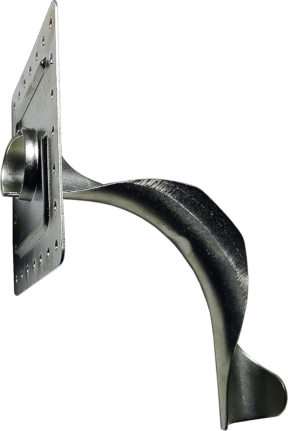 XFITTING 3/8 inch to 1/2 inch Pex Tubing Bend Support with Plate, Metal, Tubing Pipe Hanger 30-3-4=2X, 2 Pieces