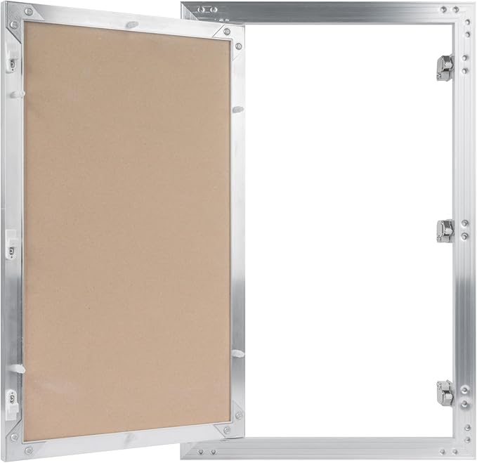 12" x 20" Drywall Access Panel – Waterproof Aluminum Frame Gypsum Hatch – Wall & Ceiling Inspection Door – Easy Install Removable Cover for Plumbing, Electrical, Utility & Ventilation Access