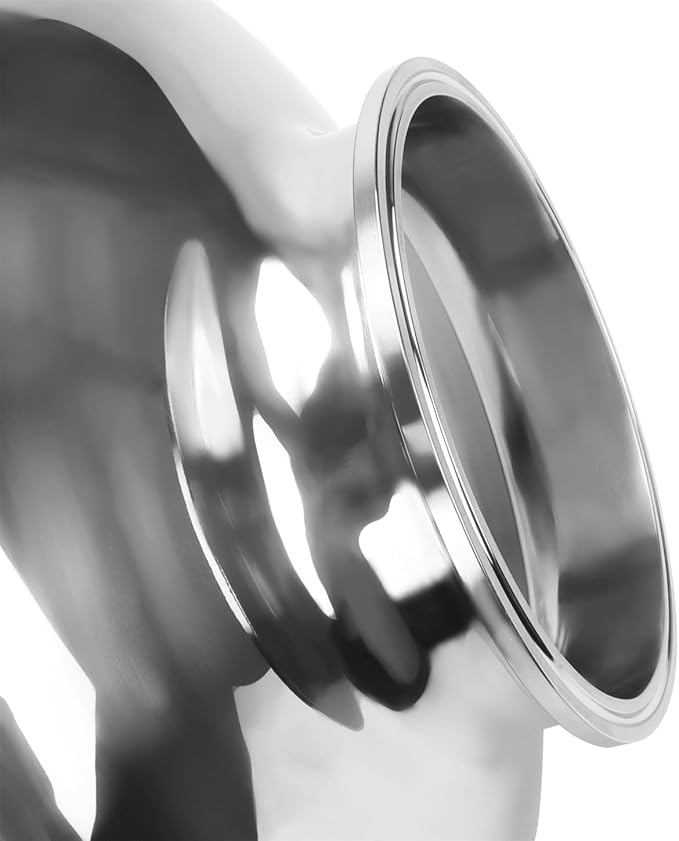 DERNORD Tri Clamp Bowl Reducer Sanitary Fitting Stainless Steel 304 (Tri Clamp Size: 12 inch x 6 inch)