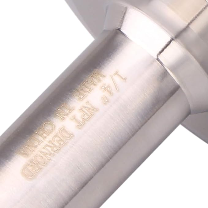 DERNORD Sanitary Female Threaded Pipe Fitting to 2 Inch TRI CLAMP OD 64mm Ferrule (Pipe Size: 1/4" NPT （2 Inch Tri clamp）)