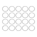 HARFINGTON 20pcs Nitrile Rubber O-Rings 29mm OD 27mm ID 1mm Width Metric Buna-N NBR Sealing Gasket Plumbing Sealing Repair O Rings for Car Auto Vehicle Repair Faucet Air Gas