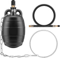 Inflatable Pipe Test Plug, with 19.7 or 39.37 Inch Quick-Install Extension Hose, Rubber Plumbing Balloon,2 Inch, 3 Inch or 4 Inch (2 inch)