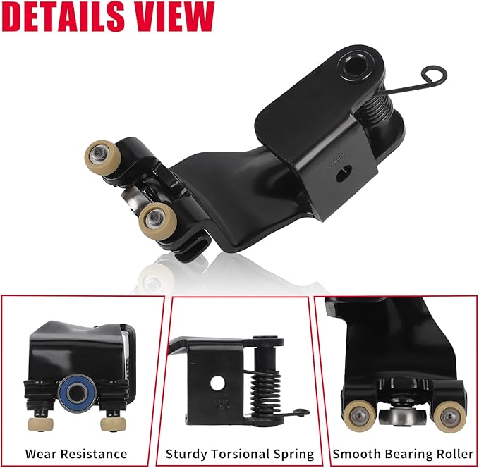 Sliding Door Roller 1 pair for 2005-2010 Honda Odyssey EX EX-L Touring,Power Slide Door Roller Assembly Replace # Left 72561-SHJ-A21, 924-128. Right 72521-SHJ-A21, 924-129