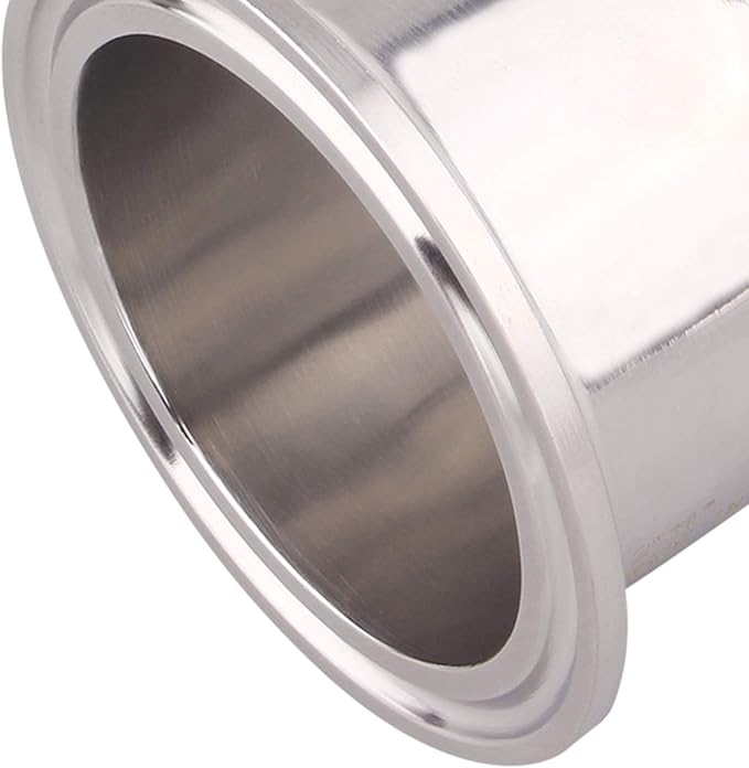 DERNORD Sanitary Fitting Reducer Fitting SUS304 Tri Clamp Ferrule Style 2" Tube OD to 1" Tube OD