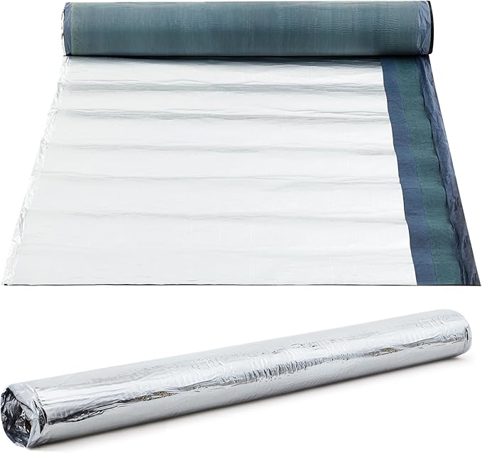 Synthetic Waterproof Roof Underlayment Roll-39 x 390 inch Self-Adhesive Waterproofing Membrane | Easy-Peel Stick & Seal for Flat Roofs, Sheds, RV, Metal & Sloped Roofs | Longlasting Leak Protection