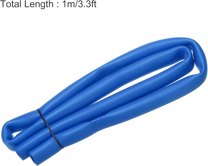 uxcell Foam Tubing for Handle Grip Support, Pipe Insulation, 10mm ID 20mm OD 1m Length Blue