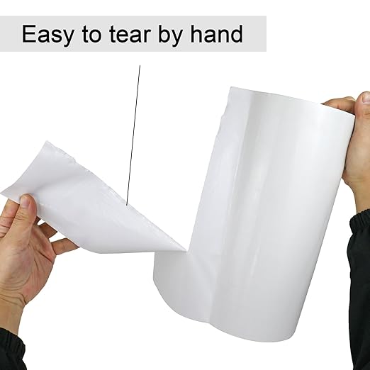 10" Wide White Duct Tape, Heavy Duty Waterproof Tape 10 Inches x 30 Yards, 9 Mil, Strong, Flexible, No Residue, UV Resistant for Crafts & Home Improvement