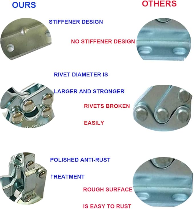 Toggle Clamp Latch 360 Lbs Capacity Adjustable U Bolt Quick Release Latch 4 Pack