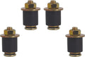 4 PCS Automotive Rubber Freeze Plug 3/4 inch to 7/8 inch (19mm - 22mm) Rubber Expansion Plug/Neoprene Expansion Plug