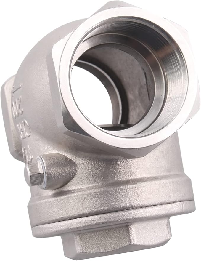1-1/4 Inch Swing Check Valve - WOG 200 PSI Stainless Steel SS304 CF8M NPT