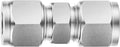 ChillWaves 304 Stainless Steel Compression Tube Fitting, 3/4" OD x 3/4" OD Compression Union Connector(1-PACK)