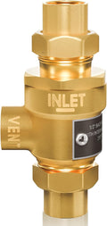 1/2" 9D-M3 Backflow Preventer, Brass Dual Check Valve with Intermediate Atmospheric Vent, 1/2 Inch back flow preventer valve Female Union, 190T012, Replacement for Watts (1/2 Inch)