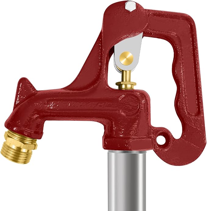 Frost Proof Yard Hydrant Frost Free Outdoor Faucet Freeze Proof Hydrant for Yard Garden Farm Pasture Irrigation,3/4" Water Faucet Pipe Connection,3.25ft Total Length 1' Bury Depth No Lead