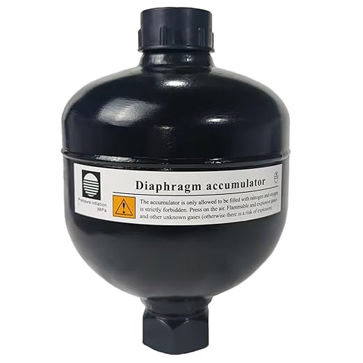 Autovo 3/4-16, 30cu.in (0.5L) UNF Diaphragm Accumulator 4786psi Max Working Pressure