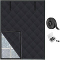 Thermal Insulated Window Cover, Window Insulation for Winter Tape Fastened Thermal Cover Roll Curtain Cold Weather Curtains Covers Kit Draft Stopper Blackouts Curtain for Home Keep Heat