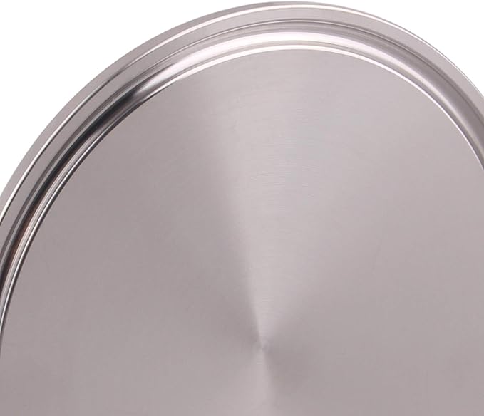 DERNORD Stainless Steel 304 Sanitary Fitting Clamp End Cap fits Tri-Clamp Ferrule Flange (3" (76mm) Tube OD)