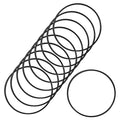 10-Pcak Nitrile Rubber O-Rings, 112mm ID, 120mm OD, 4mm Width, Metric Sealing Washer Gasket for Automotive Machine Plumbing/Faucet/Air or Gas Connections, Resists Oil and Heat