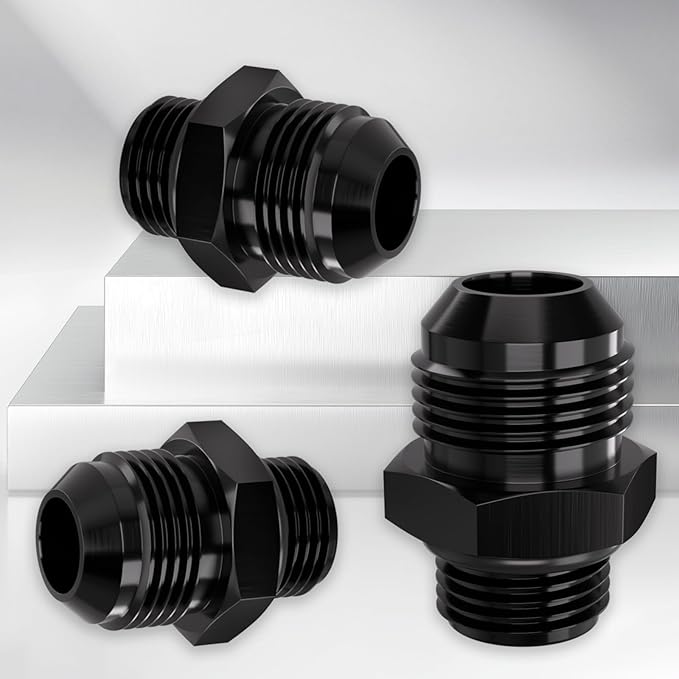 10AN Flare to AN12 ORB Male O-Ring Fitting Adapter (2PCS)