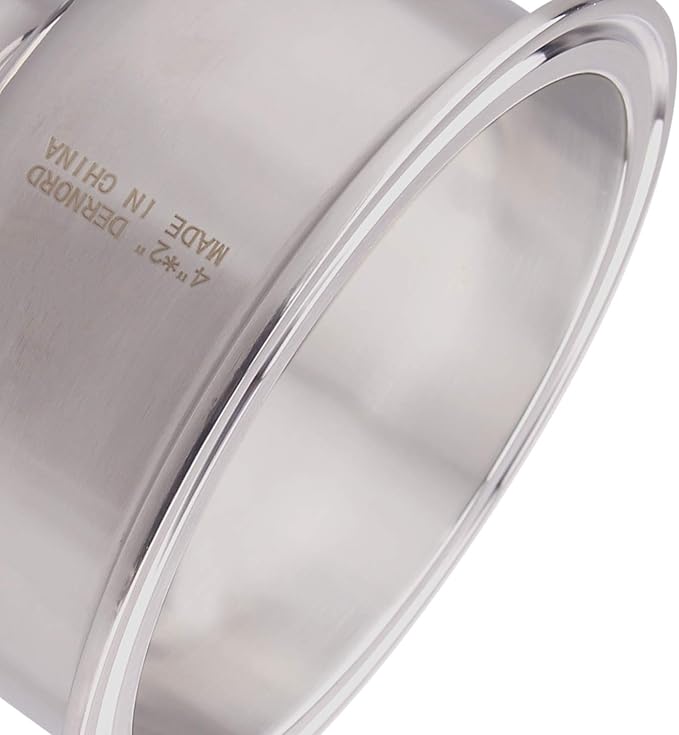 DERNORD Tri Clamp Bowl Reducer Sanitary Fitting Stainless Steel 304 (Tri Clamp Size: 4 inch x 2 inch)