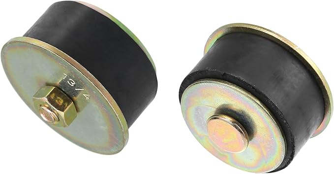 X AUTOHAUX 4pcs Automotive Rubber Freeze Plug Rubber Expansion Plug Fit Hole Size 1-3/4" to 1-7/8" 44mm-47mm