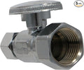 XFITTING 1/2 Inch Female NPT x 3/8 OD Compression Straight Valve, 30-1-4=5XX, 5 Pieces