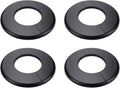 4 Pcs Wall Split Flange, ABS Round Self-Adhesive Escutcheon Plate Buckles Design for 2.5"/64mm Diameter Pipe