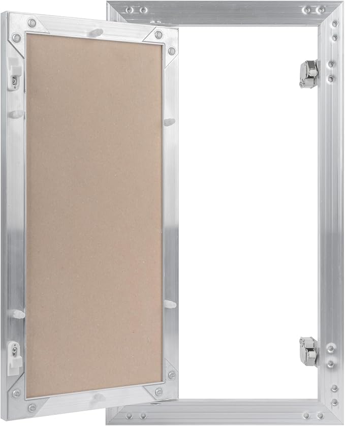 8" x 16" Inch Wall Access Panel - Waterproof Drywall Panel & Aluminum Frame Crawl Space Hatch Door - Plumbing Access Panel for Wall & Ceiling, HVAC - Drywall Access, Cover