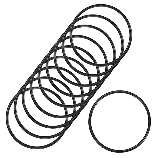 10-Pcak Nitrile Rubber O-Rings, 82mm ID, 90mm OD, 4mm Width, Metric Sealing Washer Gasket for Automotive Machine Plumbing/Faucet/Air or Gas Connections, Resists Oil and Heat