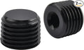 EVIL ENERGY 1/4" NPT Plugs Aluminum Socket Allen Head Black, Pack of 2