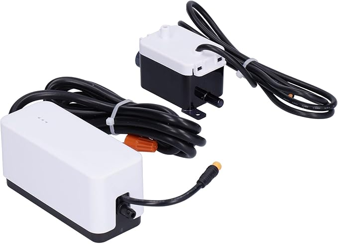 WALFRONT Mini Split Condensate Pump S1, Engineering Plastic, Automatic Drain Technology, Energy Saving, Quiet Operation, Wall Mounted for HVAC and Air Conditioning Systems