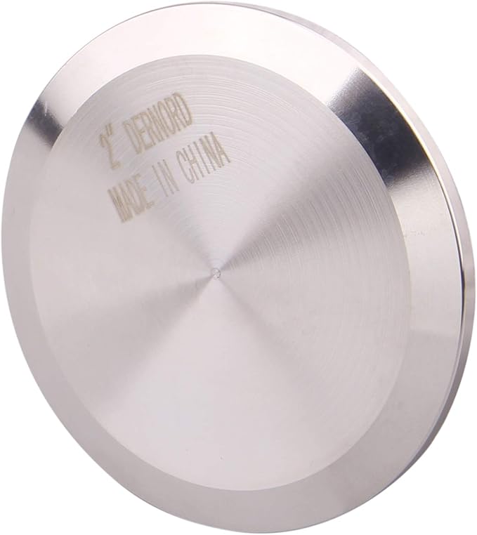 DERNORD Sanitary End Cap fits Tri-Clamp Ferrule Flange Stainless Steel 304 Fitting Clamp (2" (51mm) Tube OD) (10 Pack)