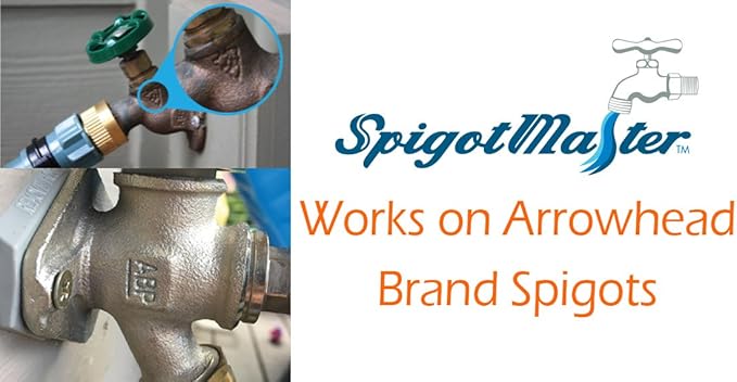 ~ 2-Pack: SM01.125 Vacuum Breaker Adapter~ Turns an Arrowhead Anti-Siphon Hose Bib Into a Straight Through Connection. Fits Bottom of PK1390 Stamped 1019-A-BFP Valve(1, SM01.125)