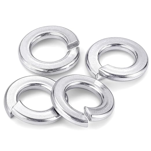 Mellewell 5/8" Lock Washer Spring Lock Washers, 304 Stainless Steel 18-8, Bright Finish, Pack of 10