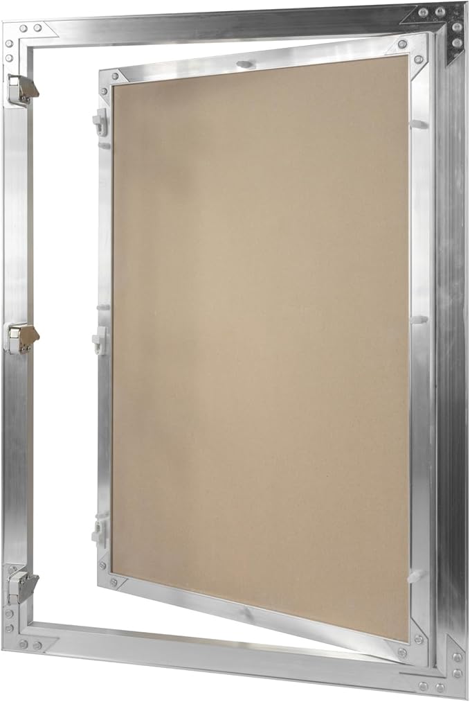 16" x 24" Inch Aluminum Drywall Access Panel - Service Shaft Door - Plumbing, Electricity, Heating, Alarm Wall Inspection hatch for Drywall - Bathroom Service Access Hole Cover