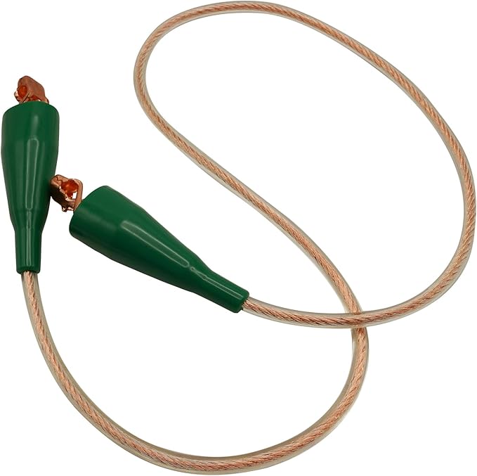 3' Long Flexible Bonding Wire with Two Copper Clips