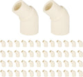 50-PACK EFIELD CPVC Street Elbow,1/2" Spigot x 1/2" Slip 45-Degree Elbow Fitting,(CPVC010-25-50PCS)