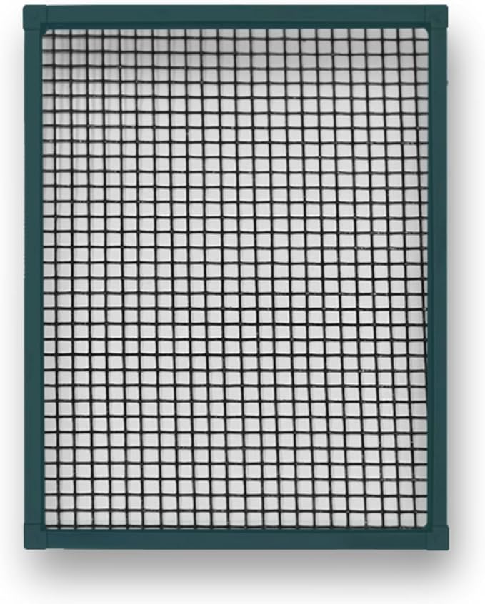 Metro Screenworks Custom Window Screens Fully Assembled and Ready to Install - Window Screen Replacement for House, (Forest Green) Pre-Framed Mesh Replacement Window Screens, Home, Patio, & More