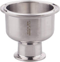 DERNORD Tri Clamp Bowl Reducer Sanitary Fitting Stainless Steel 304 (Tri Clamp Size: 3 inch x 1.5 inch)
